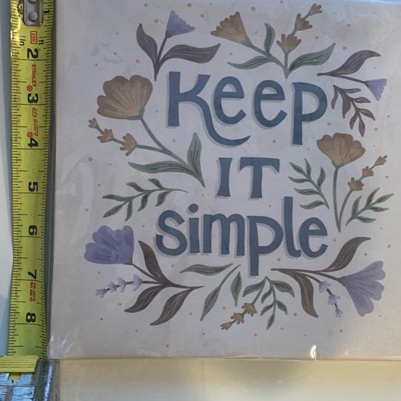 Keep It Simple Wall Art 9x9x9x9 - Picture 4 of 5